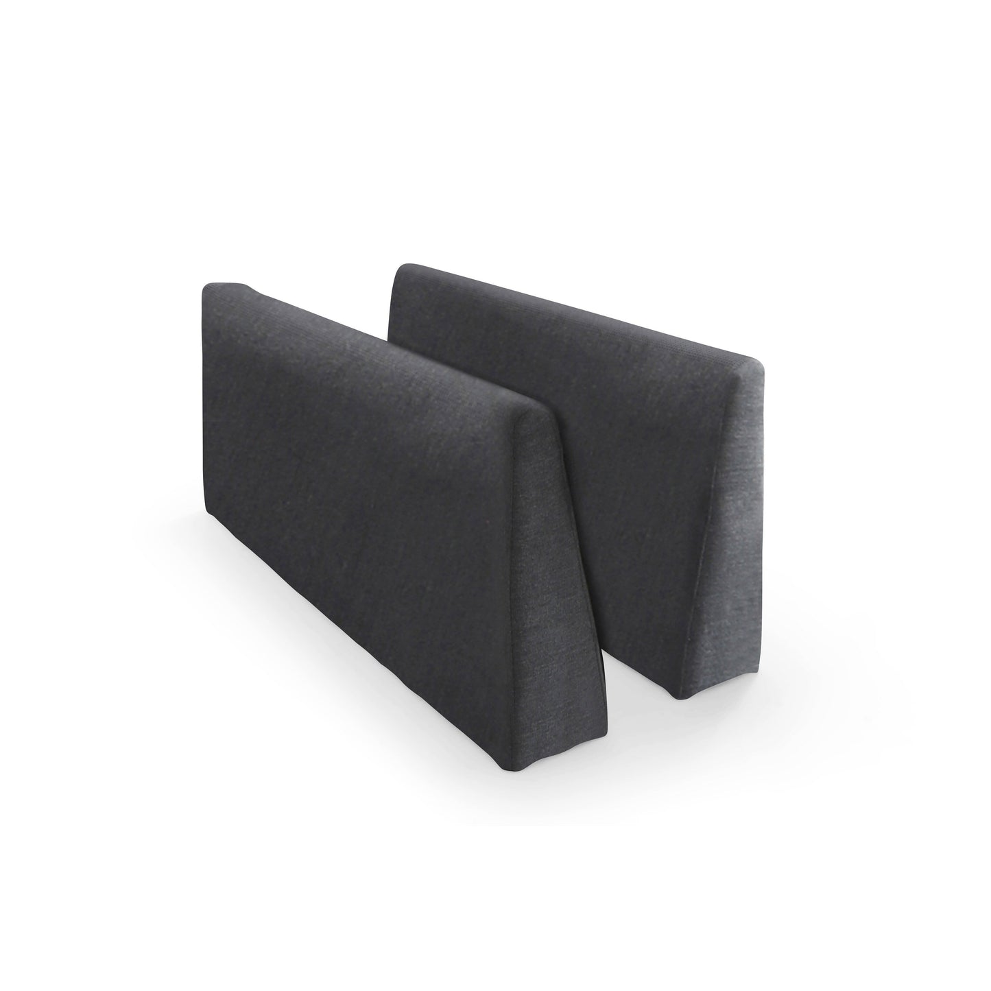 Canapé modulable en L en lin avec pouf réversible, coussins en duvet de canard moelleux, idéal pour le salon ou le bureau