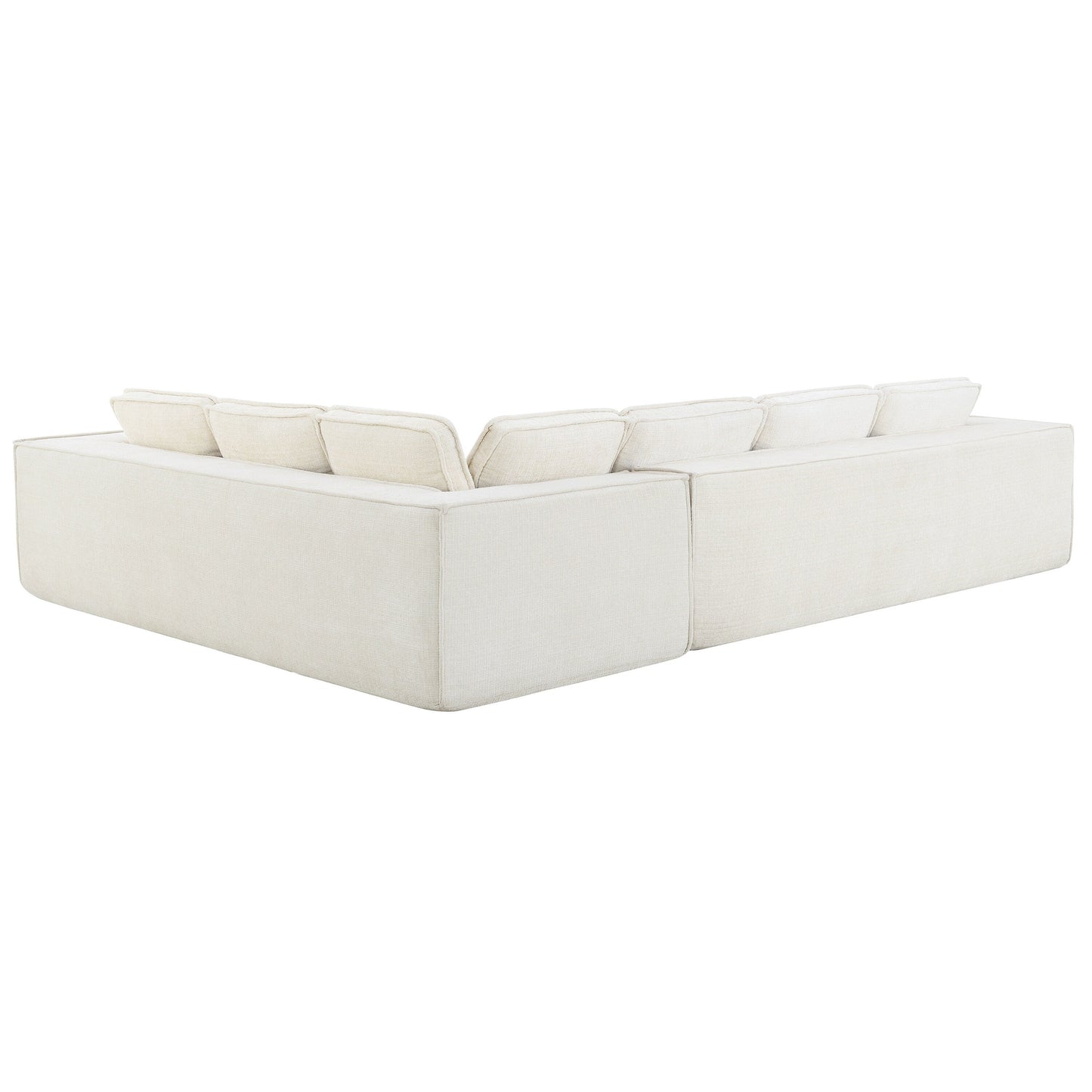 Canapé sectionnel modulaire, ensemble de canapés 6 places en chenille infroissable, combinaison libre 2 pièces, ensemble de canapés nuage moderne en forme de L