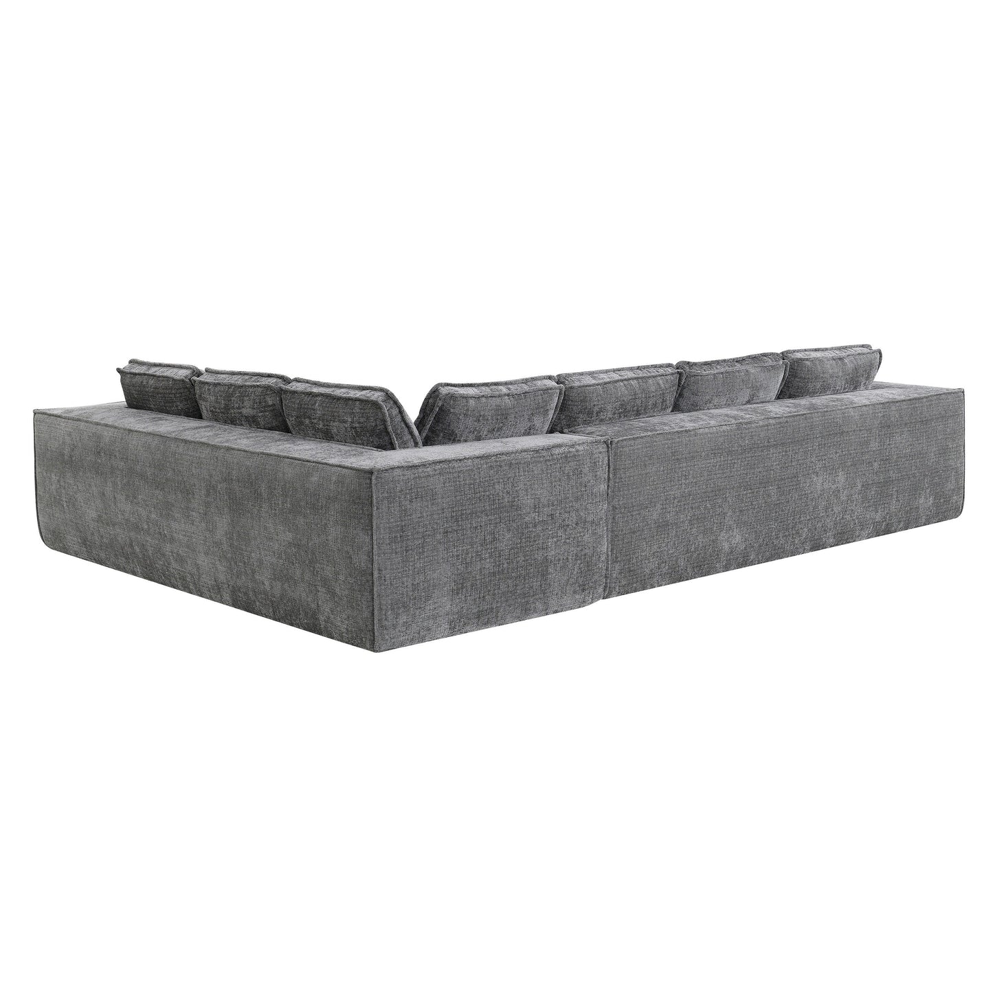 Canapé sectionnel modulaire, ensemble de canapés 6 places en chenille infroissable, combinaison libre 2 pièces, ensemble de canapés nuage moderne en forme de L