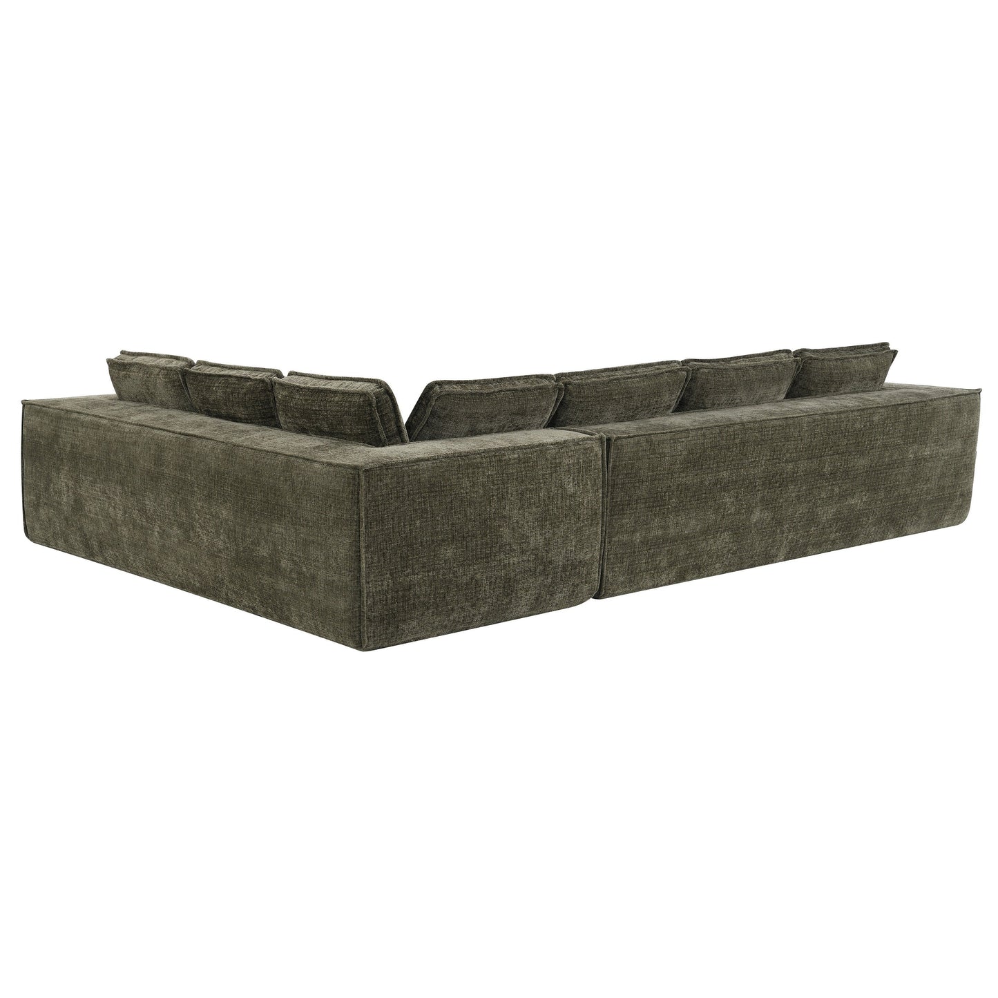 Canapé sectionnel modulaire, ensemble de canapés 6 places en chenille infroissable, combinaison libre 2 pièces, ensemble de canapés nuage moderne en forme de L