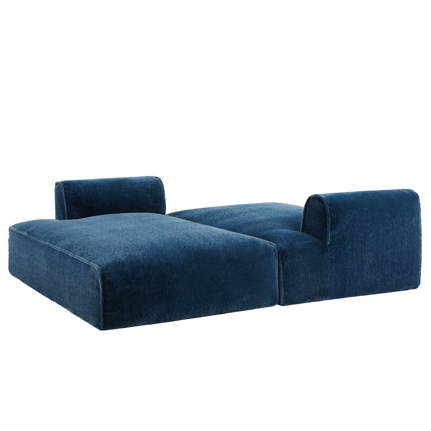 Canapé sectionnel modulaire, entièrement compressé, spacieux, rempli de mousse, pour salon, design adapté aux personnes âgées