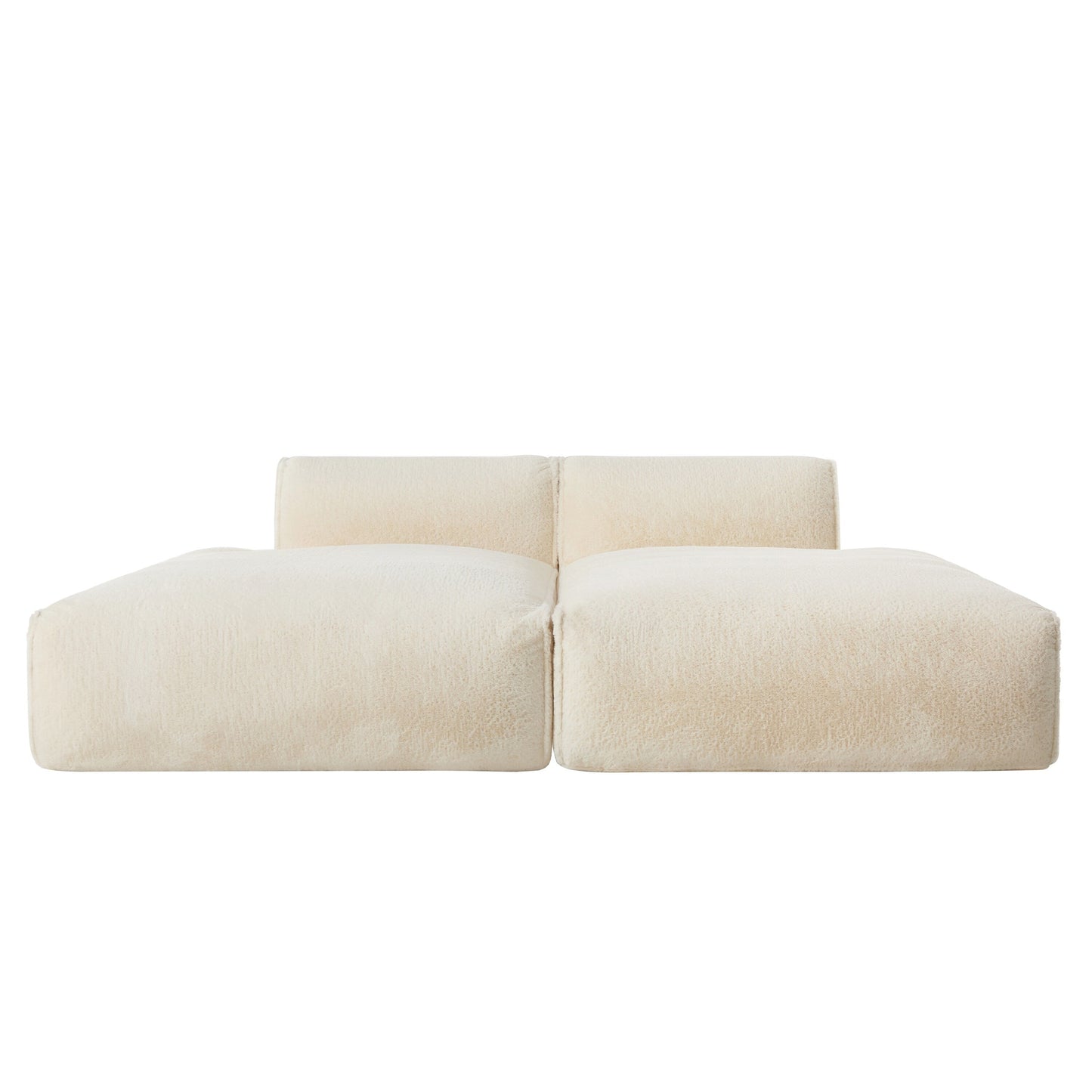 Canapé sectionnel modulaire, entièrement compressé, spacieux, rempli de mousse, pour salon, design adapté aux personnes âgées