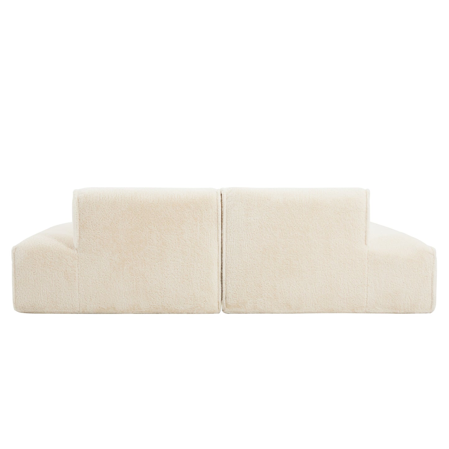 Canapé sectionnel modulaire, entièrement compressé, spacieux, rempli de mousse, pour salon, design adapté aux personnes âgées
