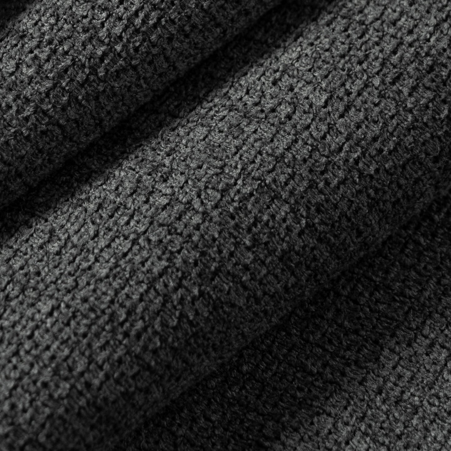 Canapé d'angle modulaire en forme de L, canapé d'angle en chenille avec assise large et coussin