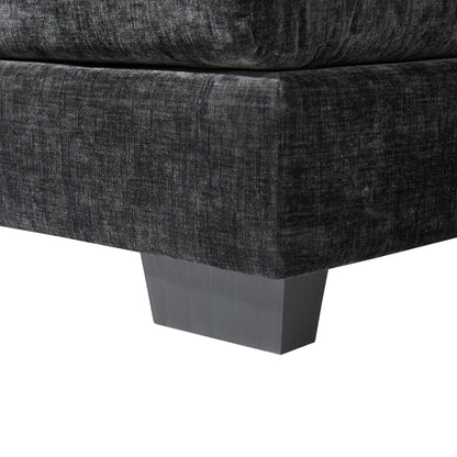 Canapé modulaire en U avec coussins de taille, 6 places symétriques rembourrées, ensemble de canapés en chenille Cloud avec méridienne