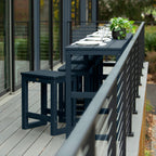Ensemble de 6 tabourets et table de balcon modernes à hauteur de comptoir HIGHWOOD Monroe - N/A