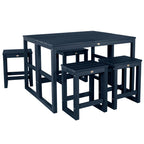 Ensemble de 6 tabourets et table de balcon modernes à hauteur de comptoir HIGHWOOD Monroe - N/A