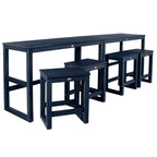 Ensemble de 6 tabourets et table de balcon modernes à hauteur de comptoir HIGHWOOD Monroe - N/A