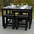 Ensemble de 6 tabourets et table de balcon modernes à hauteur de comptoir HIGHWOOD Monroe - N/A