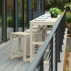 Ensemble de 6 tabourets et table de balcon modernes à hauteur de comptoir HIGHWOOD Monroe - N/A