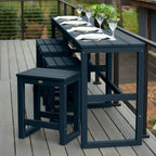 Ensemble de 6 tabourets et table de balcon modernes à hauteur de comptoir HIGHWOOD Monroe - N/A