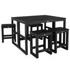 Ensemble de 6 tabourets et table de balcon modernes à hauteur de comptoir HIGHWOOD Monroe - N/A