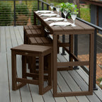 Ensemble de 6 tabourets et table de balcon modernes à hauteur de comptoir HIGHWOOD Monroe - N/A
