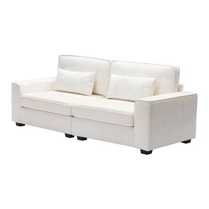 Canapé 3 places rembourré Montague Cozy Duo par Christopher Knight Home