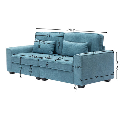 Canapé 3 places rembourré Montague Cozy Duo par Christopher Knight Home