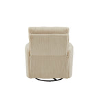 Fauteuil inclinable pivotant manuel Montclair en velours côtelé par iNSPIRE Q Classic