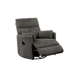 Fauteuil inclinable pivotant manuel Montclair en velours côtelé par iNSPIRE Q Classic
