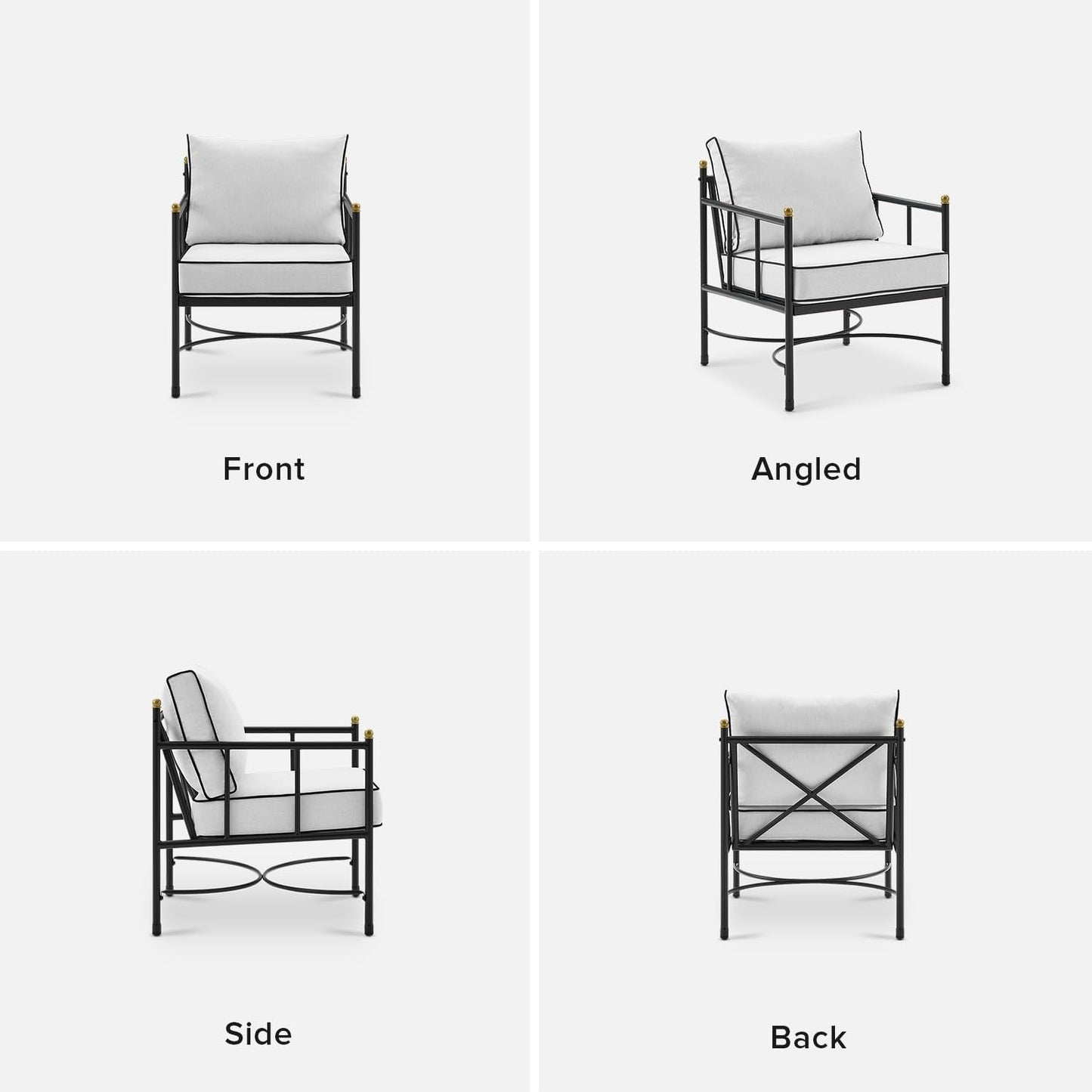 Mobilier de jardin Mopio Odelia, ensemble de conversation sectionnel d'extérieur