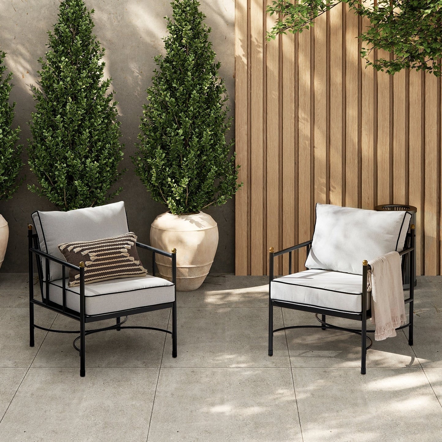 Mobilier de jardin Mopio Odelia, ensemble de conversation sectionnel d'extérieur
