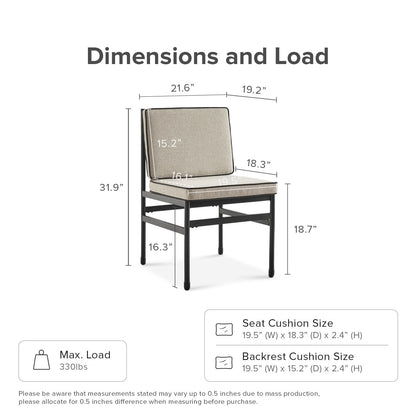 Mobilier de jardin Mopio Odelia, ensemble de conversation sectionnel d'extérieur