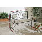Banc deux places en mosaïque de sable Islington - 22,8 x 5,1 x 40,9