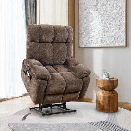 Fauteuil inclinable motorisé pour personnes âgées, position infinie, inclinable à 180° avec massage thermique
