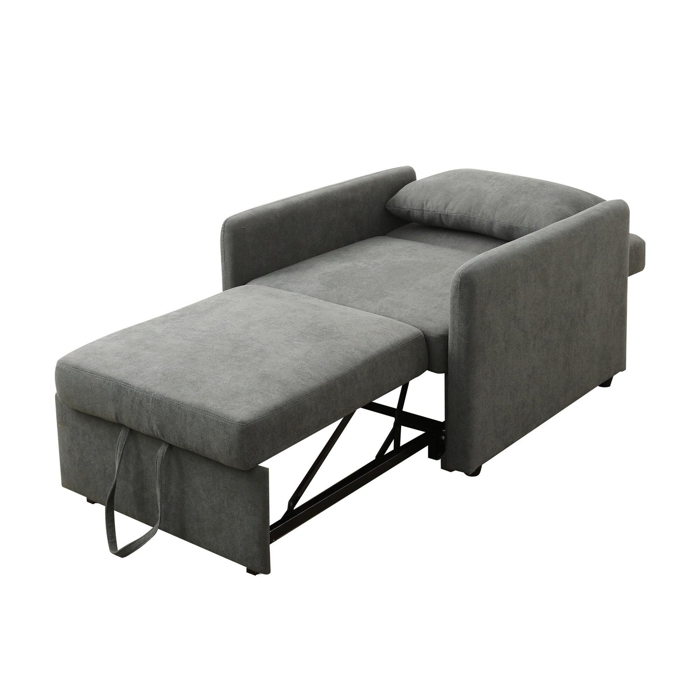 Canapé-lit pliable multifonction en tissu