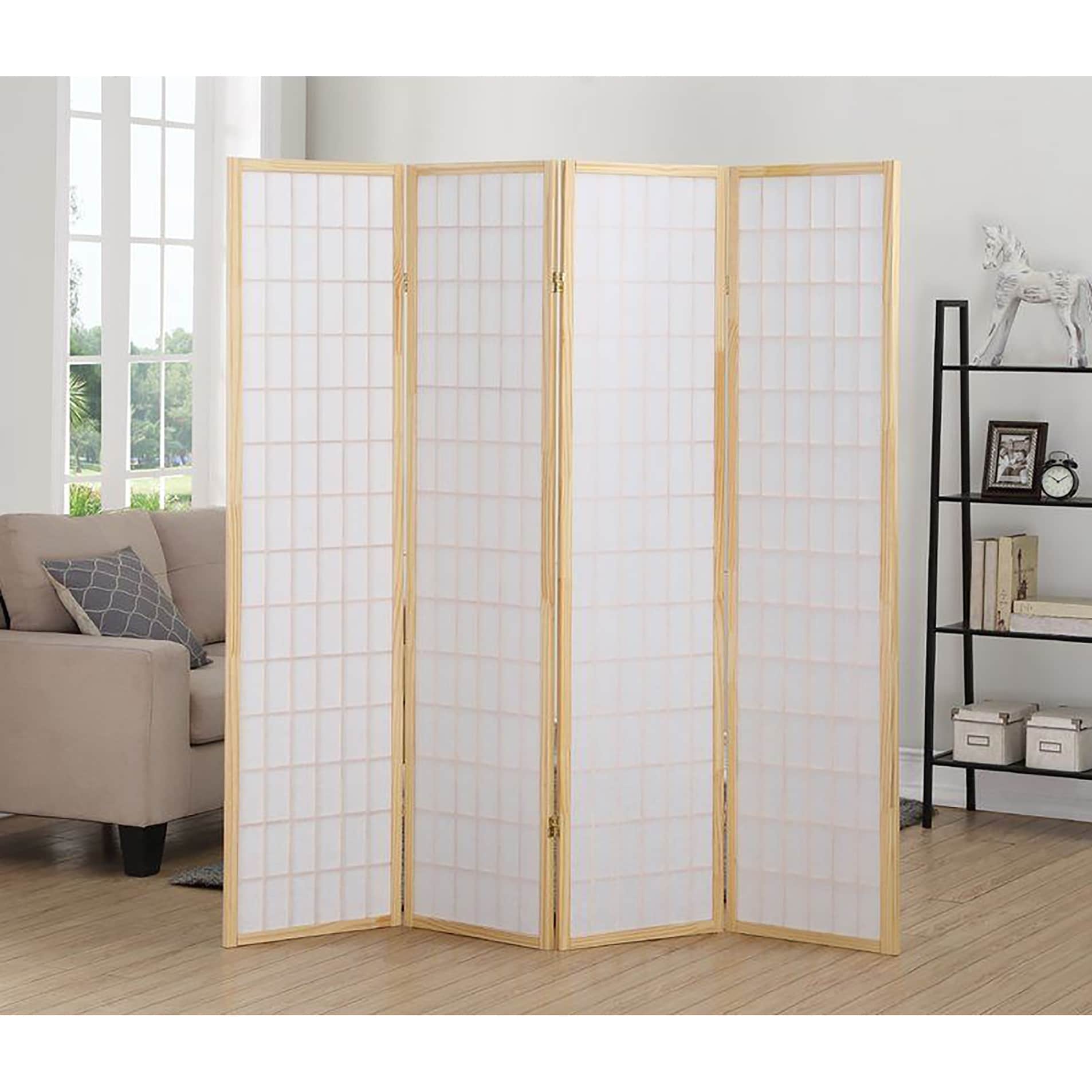 Séparateur de pièce naturel à panneaux multiples