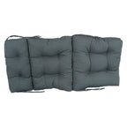 Coussin de siège/dossier en sergé touffeté multi-sections (plusieurs tailles)