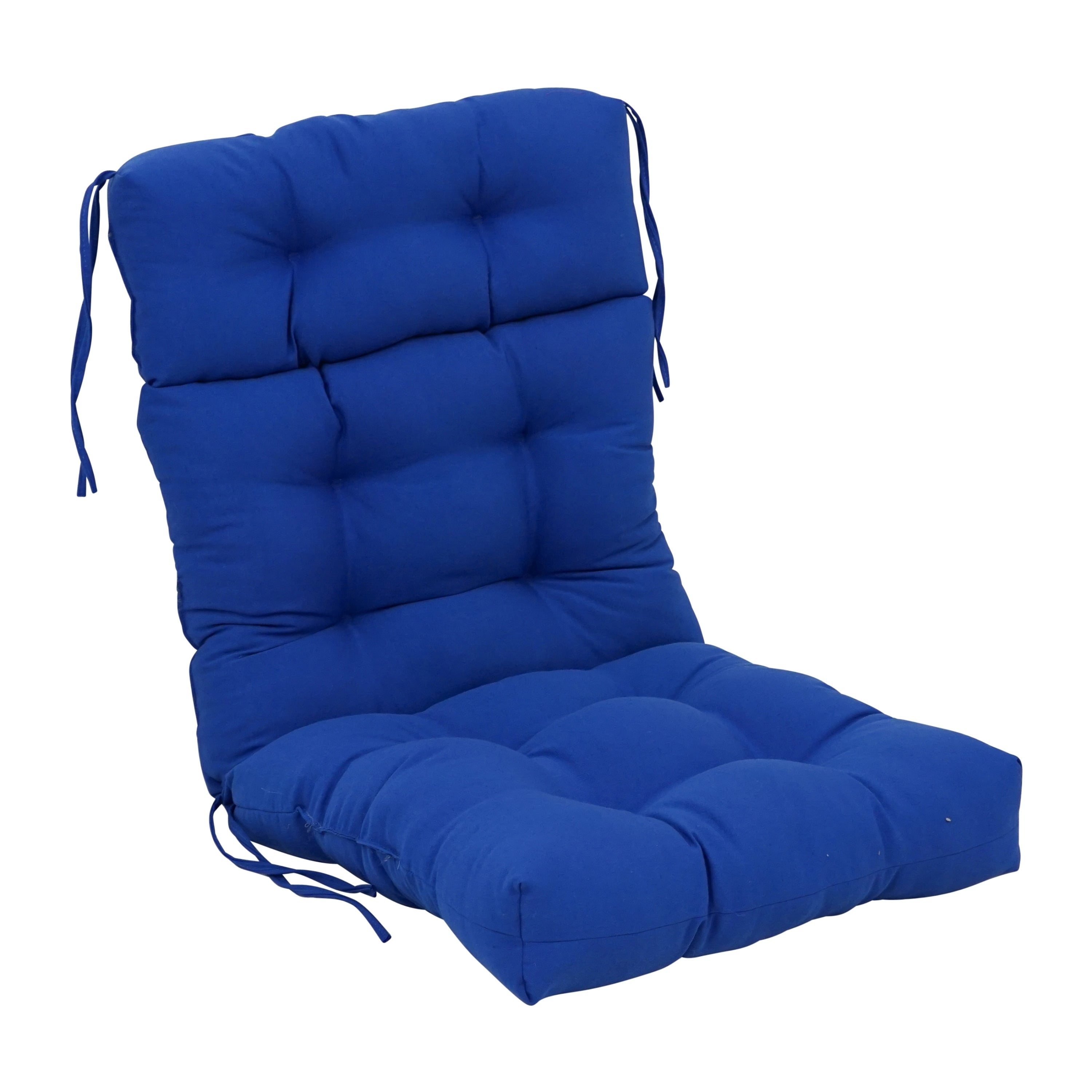 Coussin de siège/dossier en sergé touffeté multi-sections (plusieurs tailles)