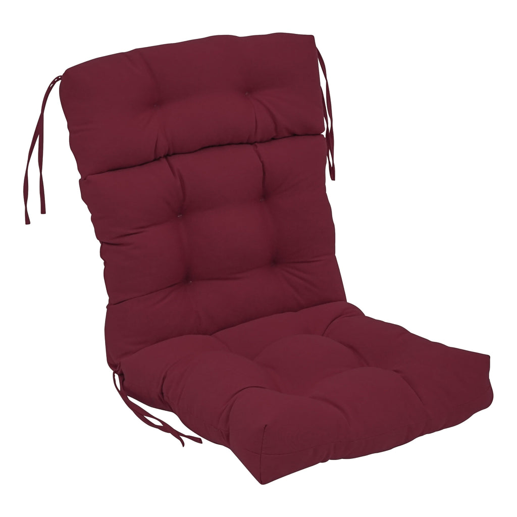 Coussin de siège/dossier en sergé touffeté multi-sections (plusieurs tailles)