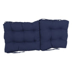 Coussin de siège/dossier en sergé touffeté multi-sections (plusieurs tailles)