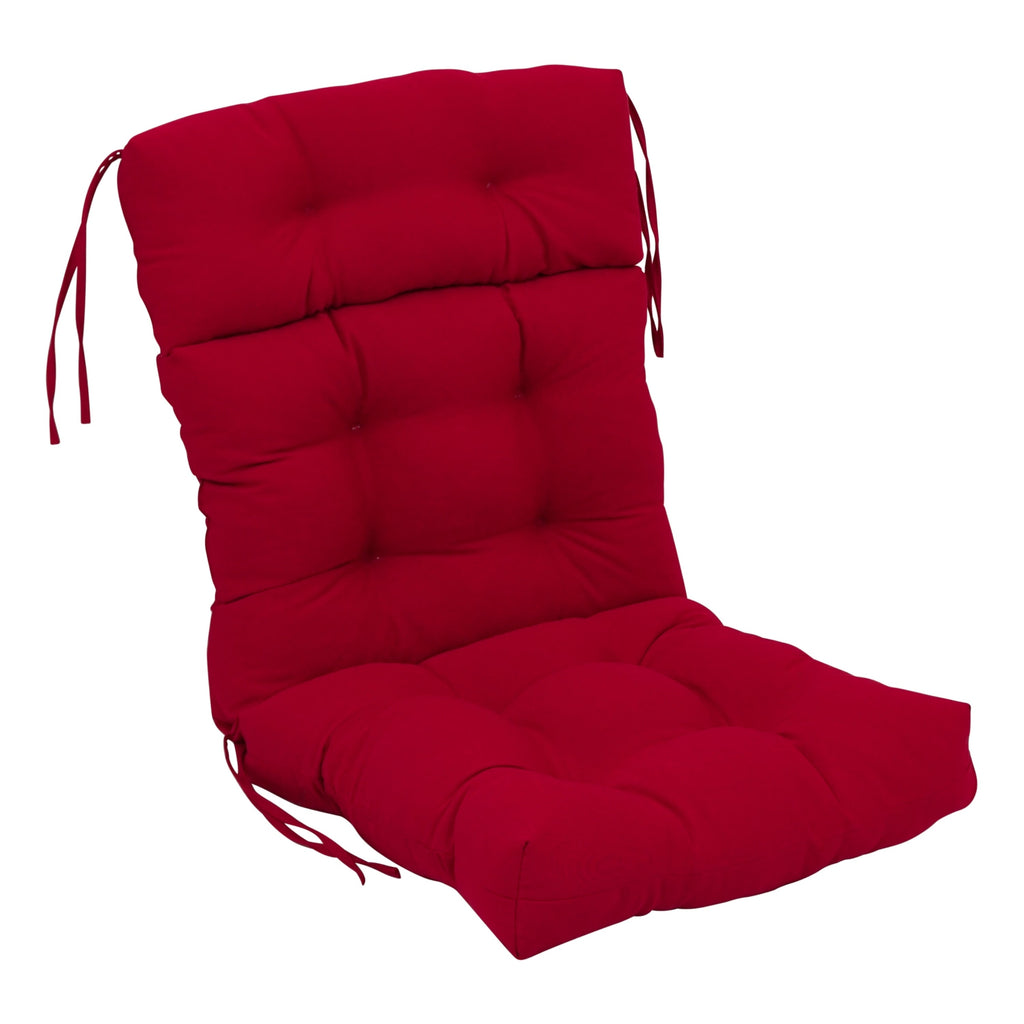 Coussin de siège/dossier en sergé touffeté multi-sections (plusieurs tailles)