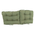 Coussin de siège/dossier en sergé touffeté multi-sections (plusieurs tailles)