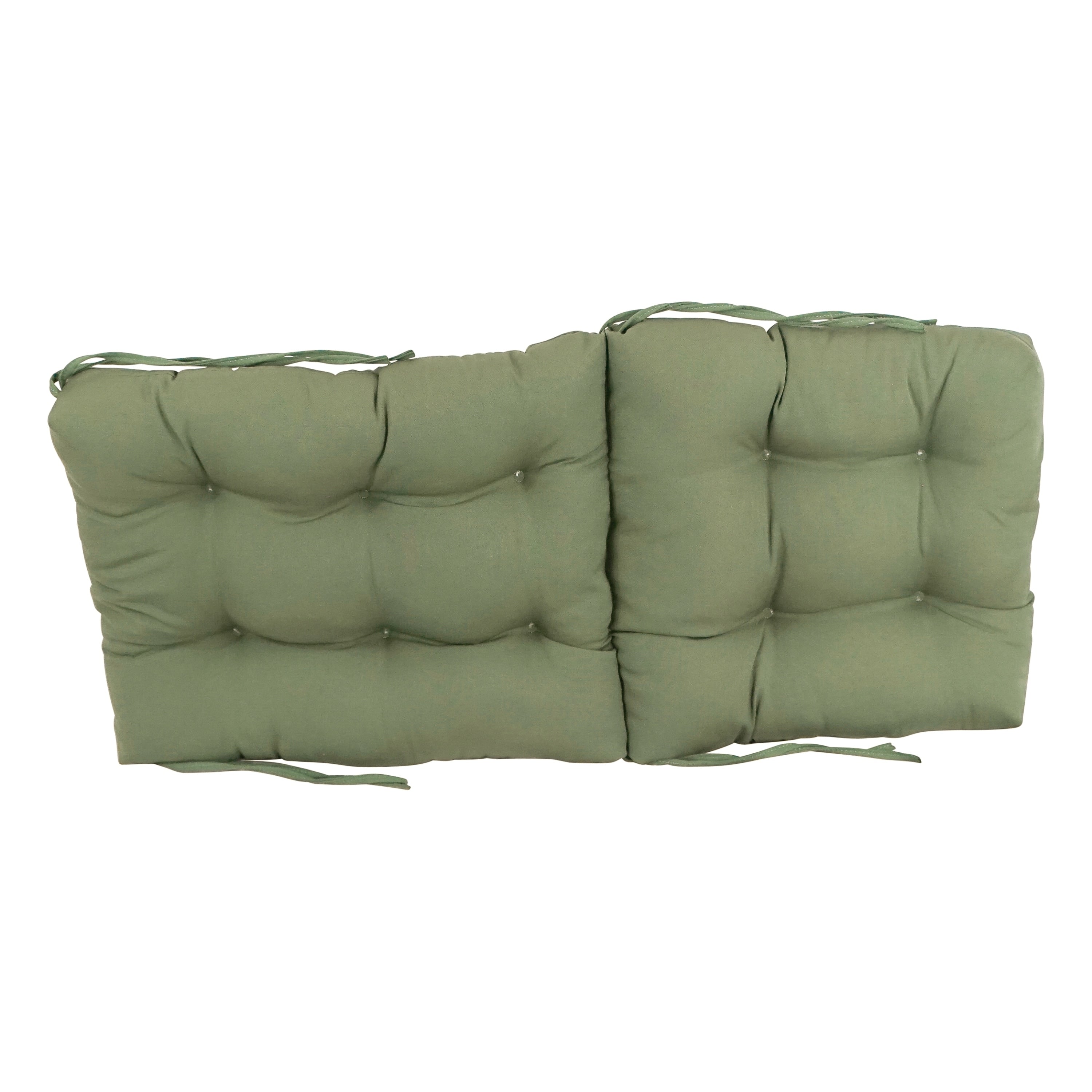 Coussin de siège/dossier en sergé touffeté multi-sections (plusieurs tailles)