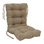 Coussin de siège/dossier en sergé touffeté multi-sections (plusieurs tailles)
