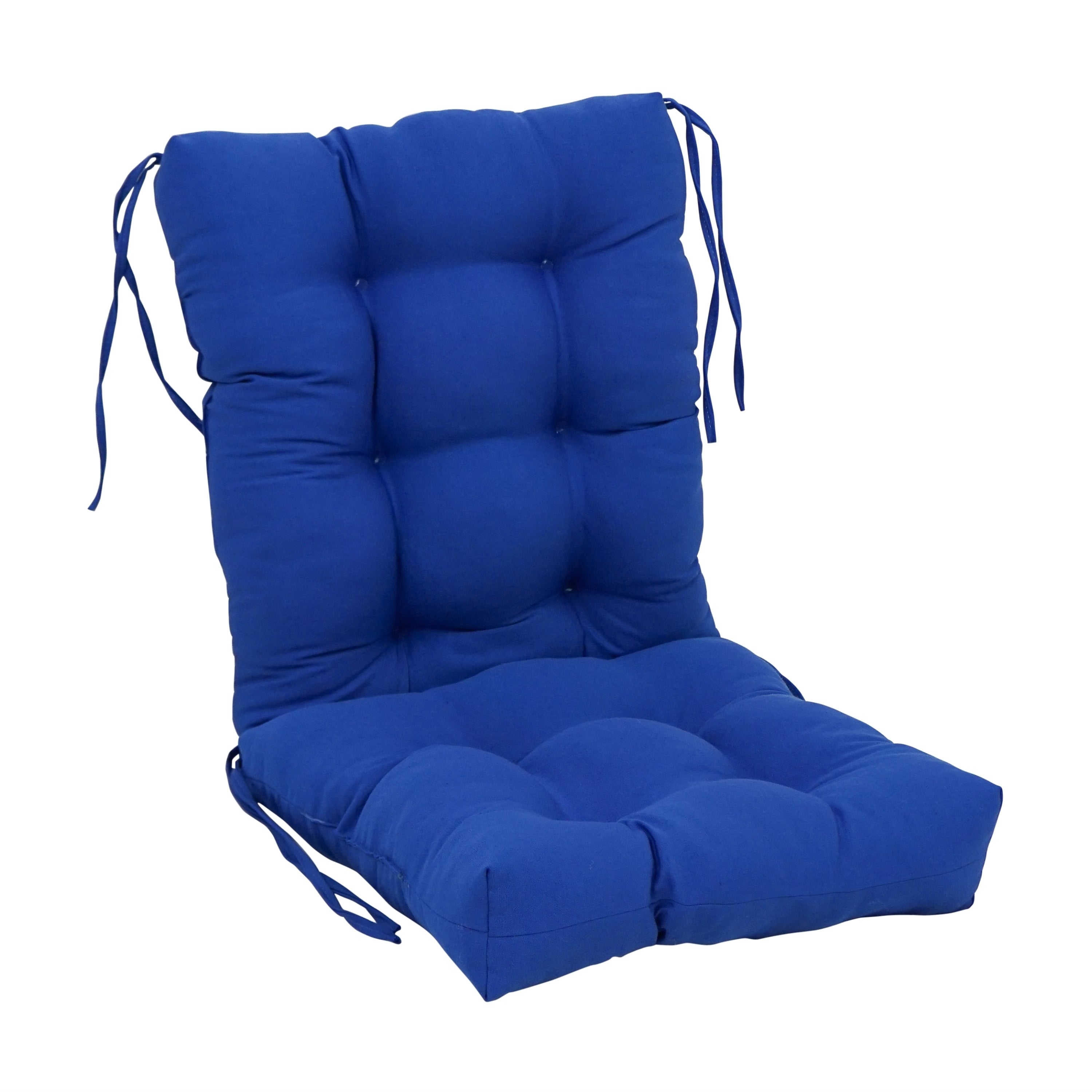 Coussin de siège/dossier en sergé touffeté multi-sections (plusieurs tailles)