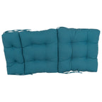 Coussin de siège/dossier en sergé touffeté multi-sections (plusieurs tailles)