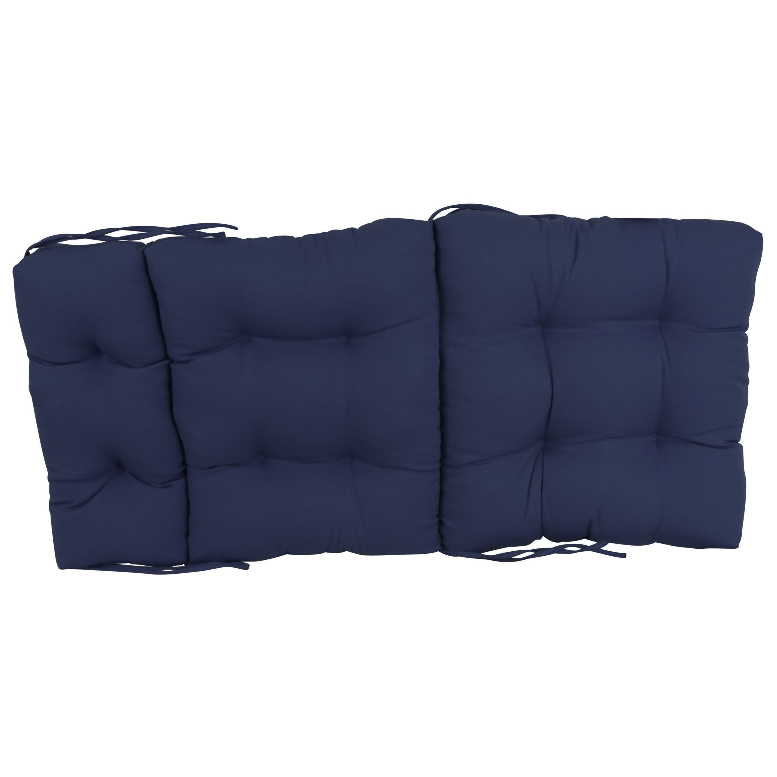 Coussin de siège/dossier en sergé touffeté multi-sections (plusieurs tailles)