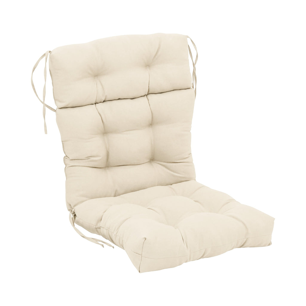 Coussin de siège/dossier en sergé touffeté multi-sections (plusieurs tailles)