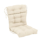 Coussin de siège/dossier en sergé touffeté multi-sections (plusieurs tailles)