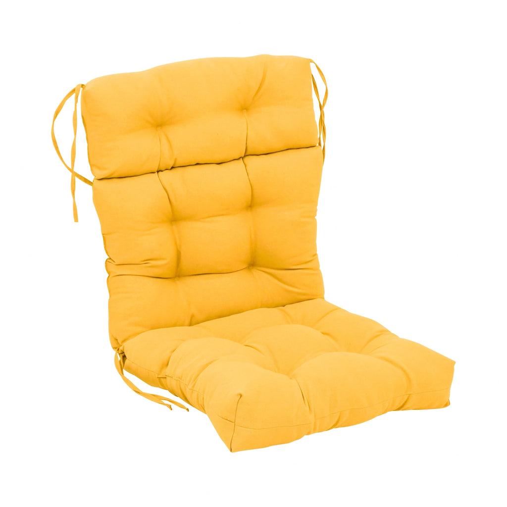 Coussin de siège/dossier en sergé touffeté multi-sections (plusieurs tailles)