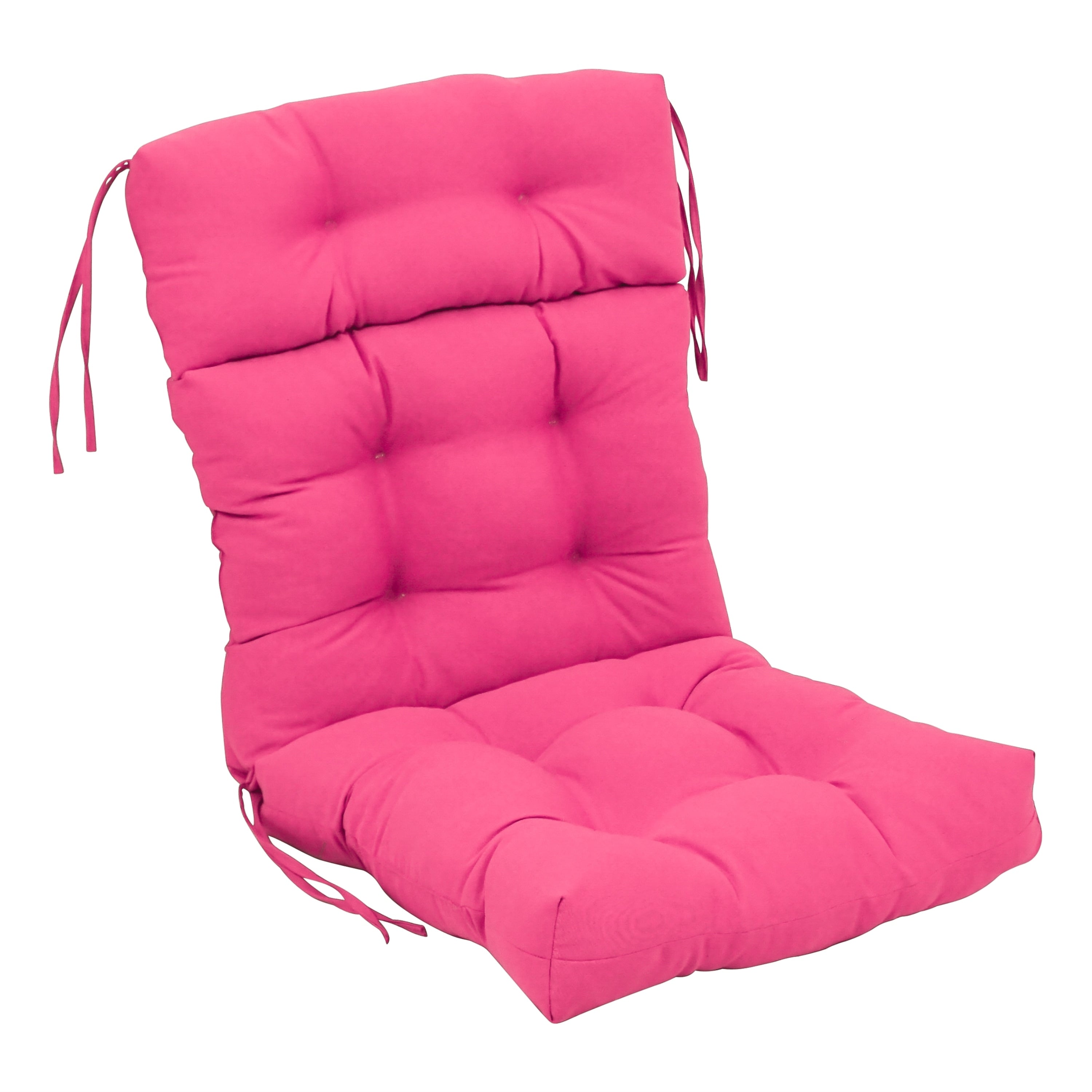 Coussin de siège/dossier en sergé touffeté multi-sections (plusieurs tailles)