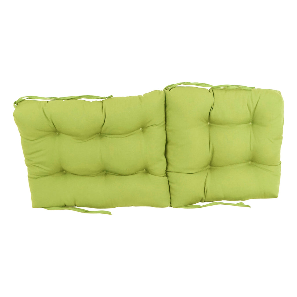 Coussin de siège/dossier en sergé touffeté multi-sections (plusieurs tailles)