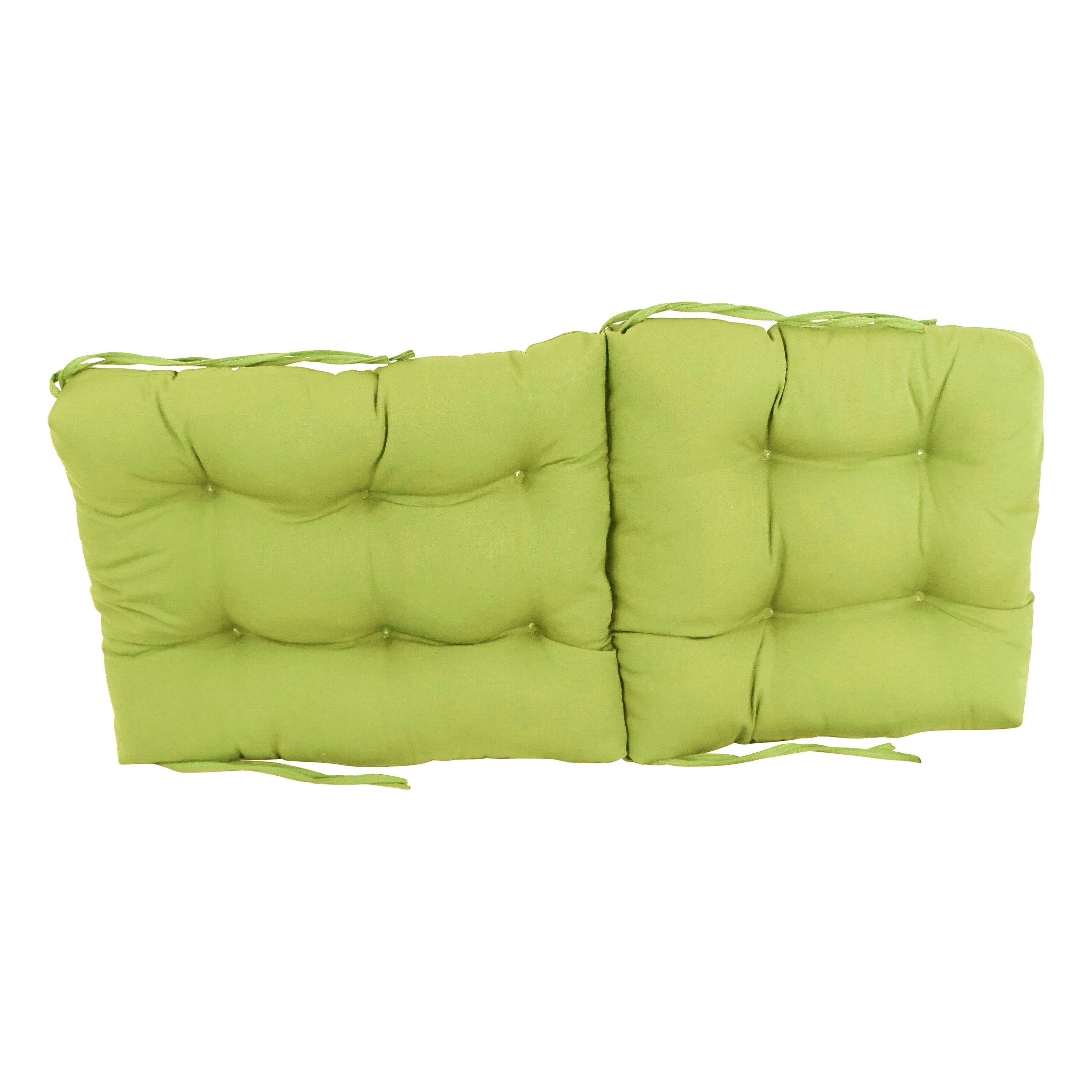 Coussin de siège/dossier en sergé touffeté multi-sections (plusieurs tailles)