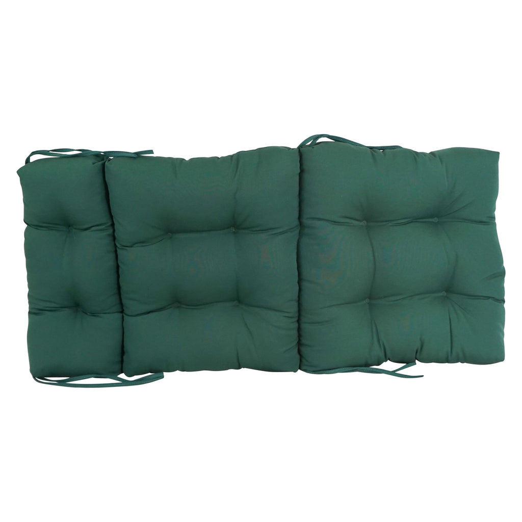 Coussin de siège/dossier en sergé touffeté multi-sections (plusieurs tailles)