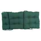 Coussin de siège/dossier en sergé touffeté multi-sections (plusieurs tailles)