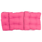 Coussin de siège/dossier en sergé touffeté multi-sections (plusieurs tailles)