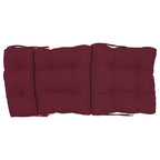 Coussin de siège/dossier en sergé touffeté multi-sections (plusieurs tailles)