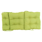 Coussin de siège/dossier en sergé touffeté multi-sections (plusieurs tailles)